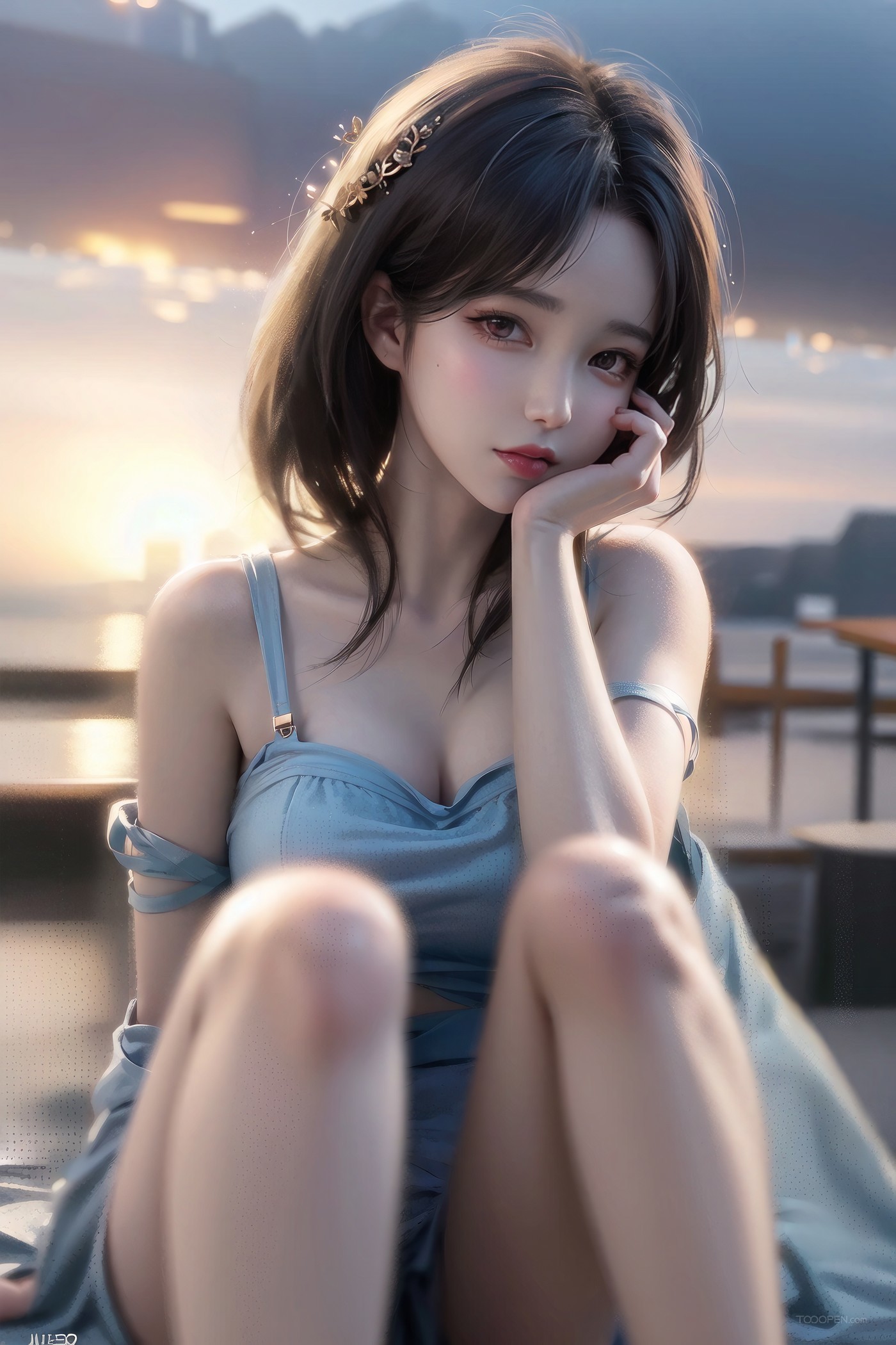 4k高清ai智造极品成熟ai性感美女写真图片-13