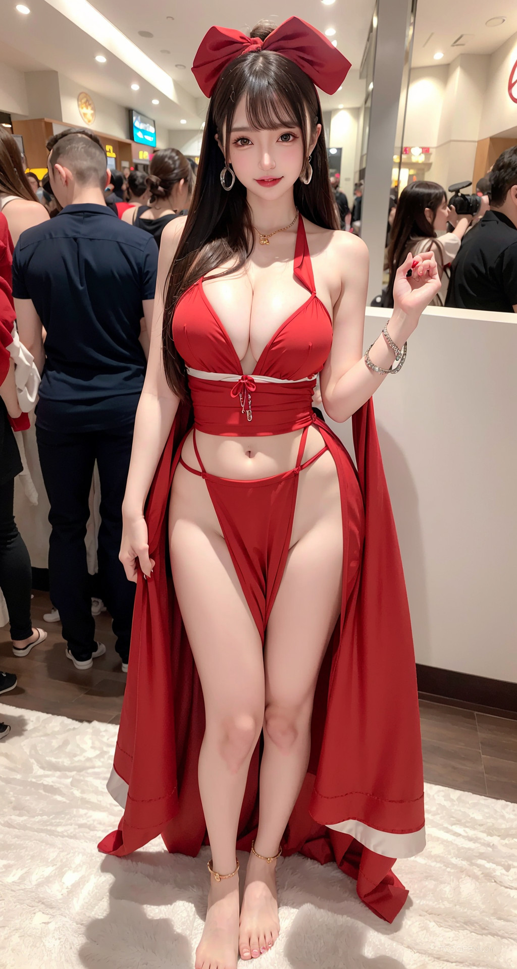 精品人间尤物AI清秀的脸庞性感美女艺术写真图包下载-20