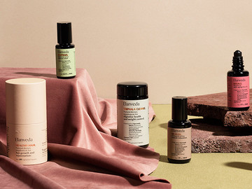 Elanveda的全功能纯植物精油护肤润发产品包装设计欣赏