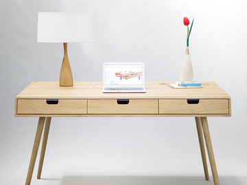 精简办公桌家具产品设计欣赏
