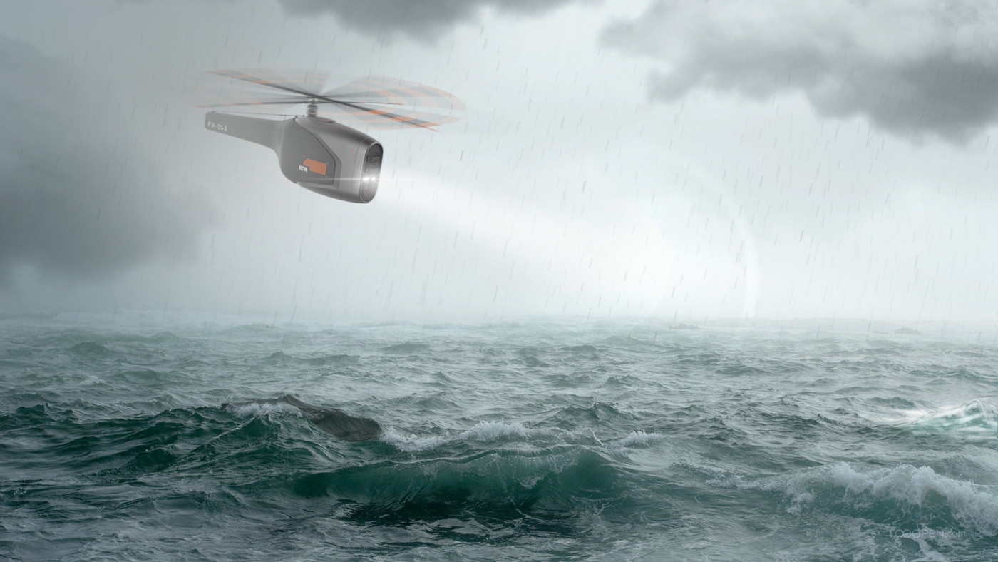 海上安全救援无人机概念产品设计欣赏-17