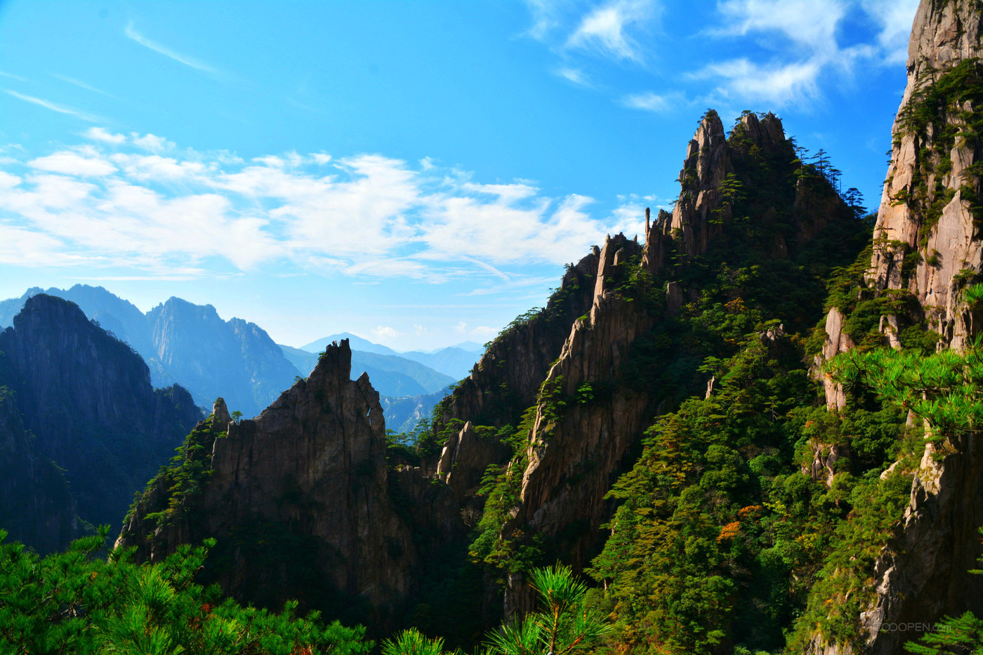 安徽黄山秋日风景图片-02