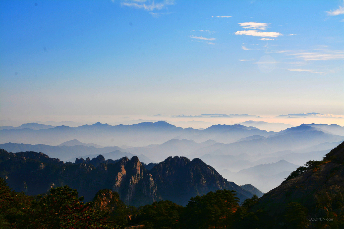 安徽黄山秋日风景图片-06