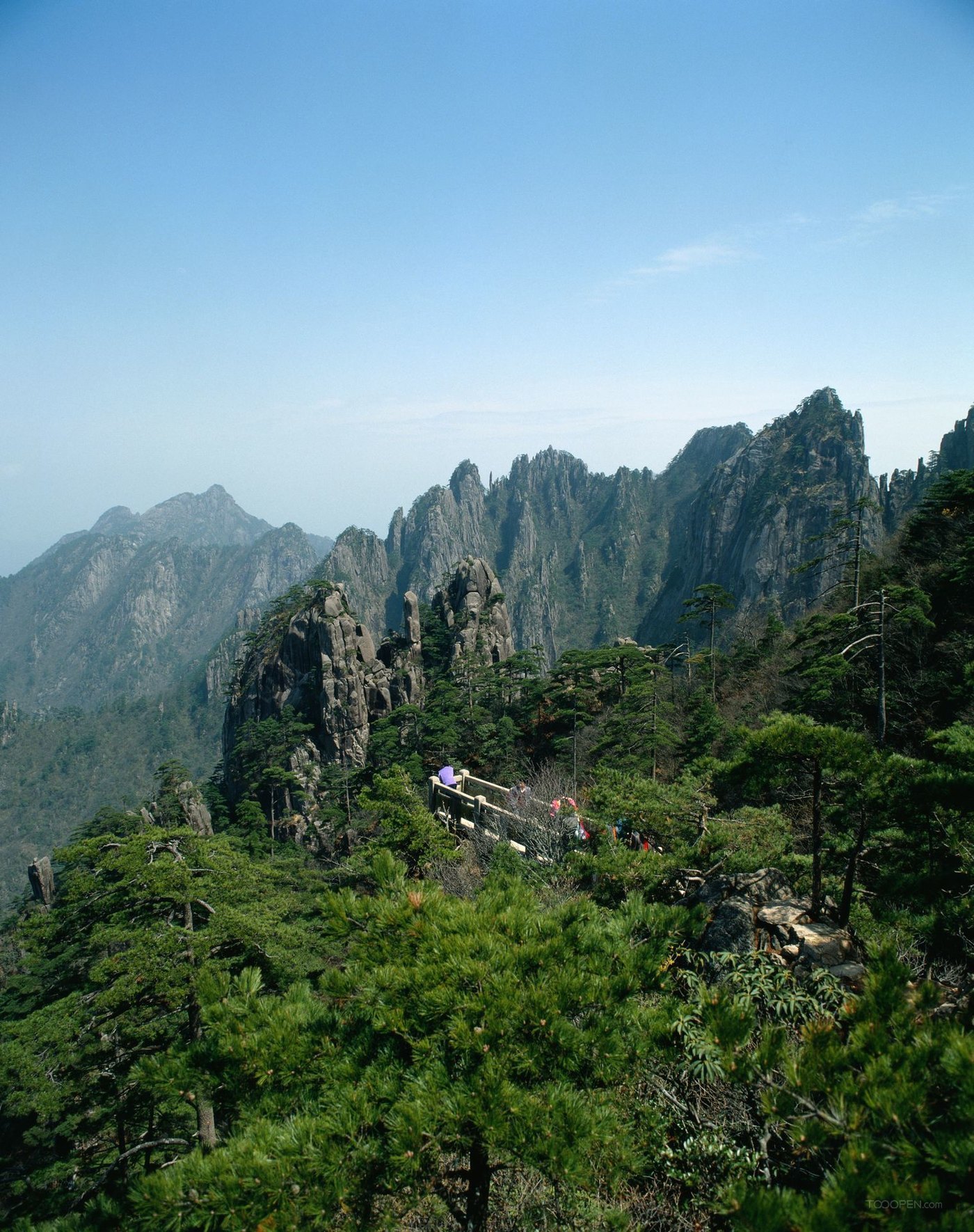 安徽黄山风景区摄影图片-07