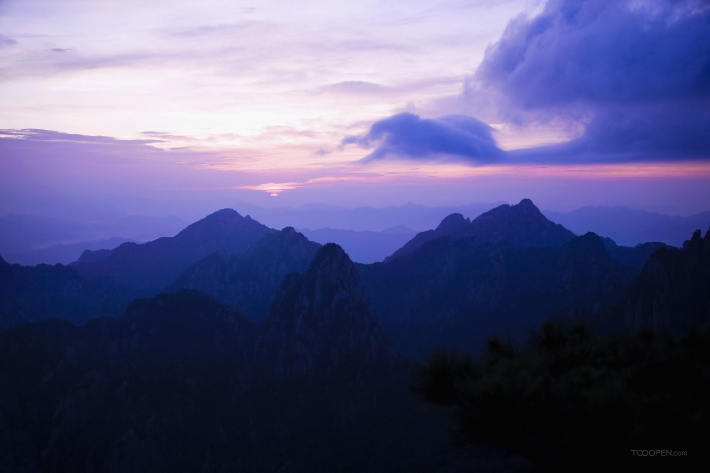 安徽黄山风景区摄影图片-16