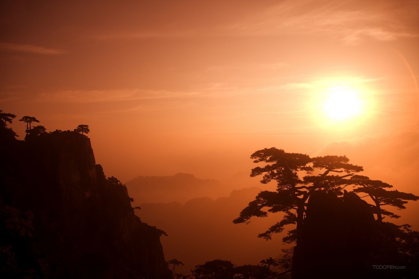 安徽黄山风景区摄影图片-21