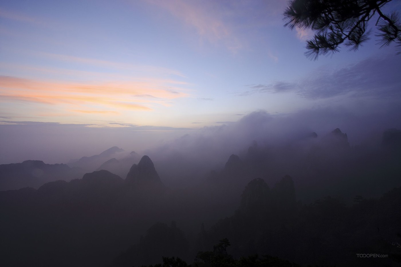 安徽黄山风景区摄影图片-05