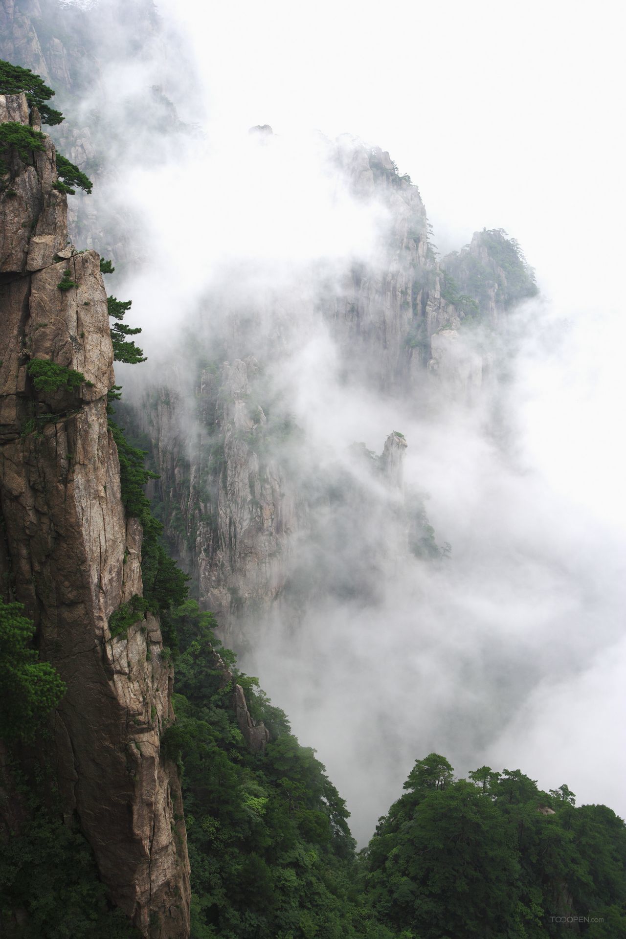 安徽黄山风景区摄影图片-23