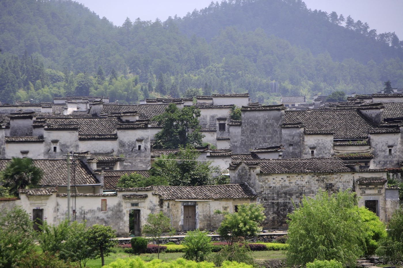 安徽黄山西递风光图片-06