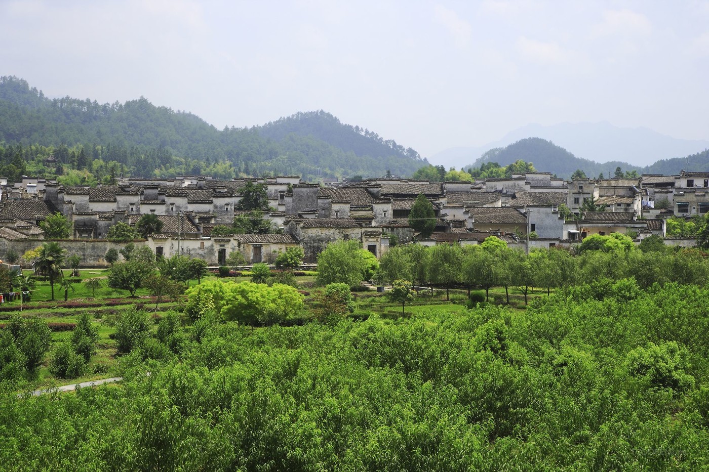 安徽黄山西递风光图片-08