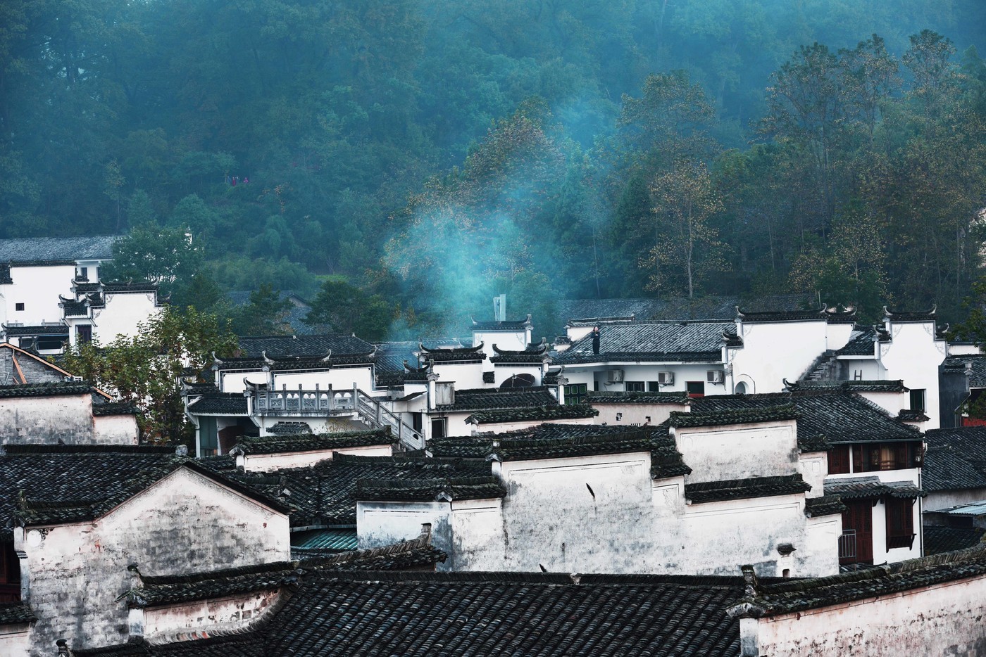 安徽醉美鄉(xiāng)村宏村風(fēng)景圖片-11