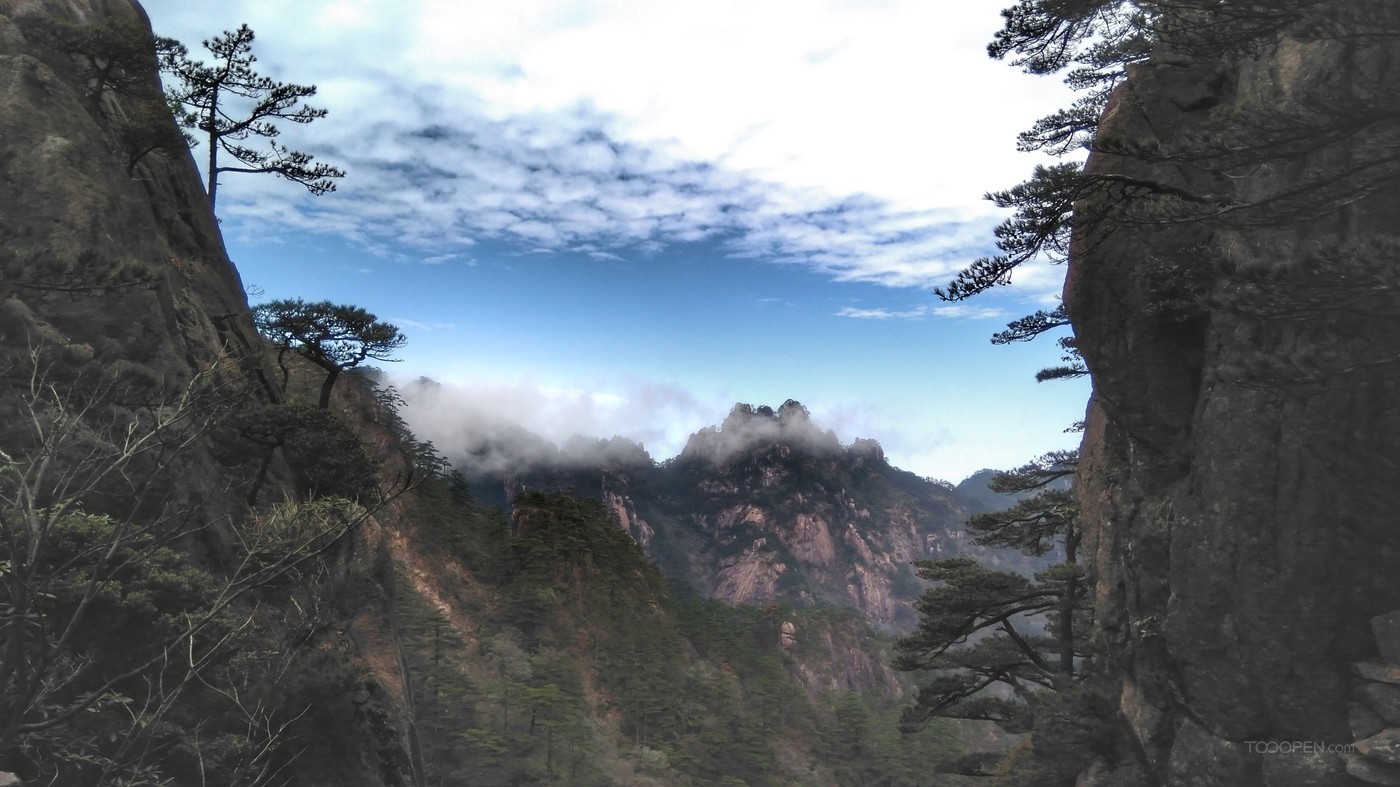 巍峨的安徽黃山自然風(fēng)景圖片-14