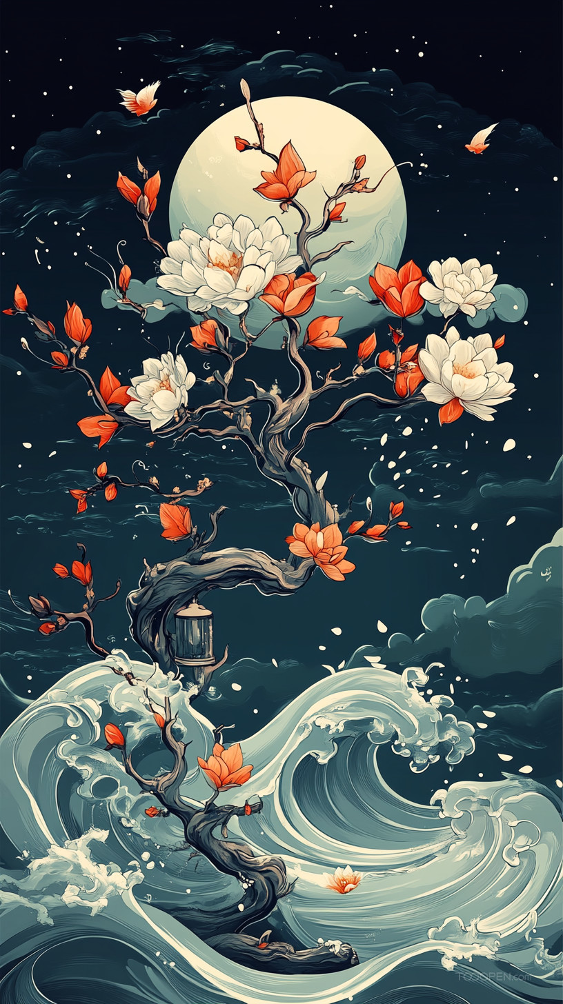 創(chuàng)意插畫設(shè)計之國風(fēng)系列-01