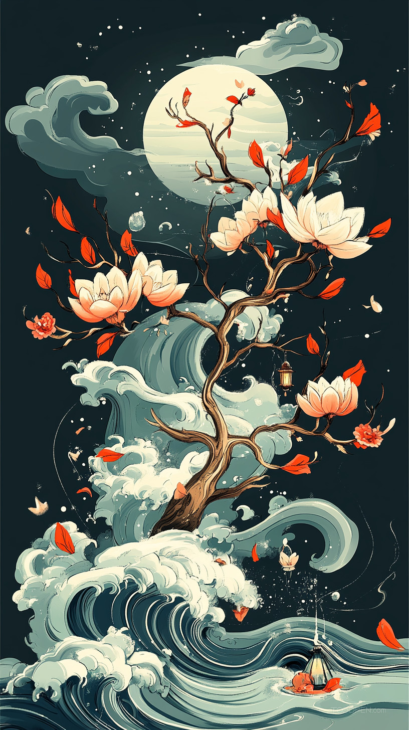 創(chuàng)意插畫設(shè)計之國風(fēng)系列-03