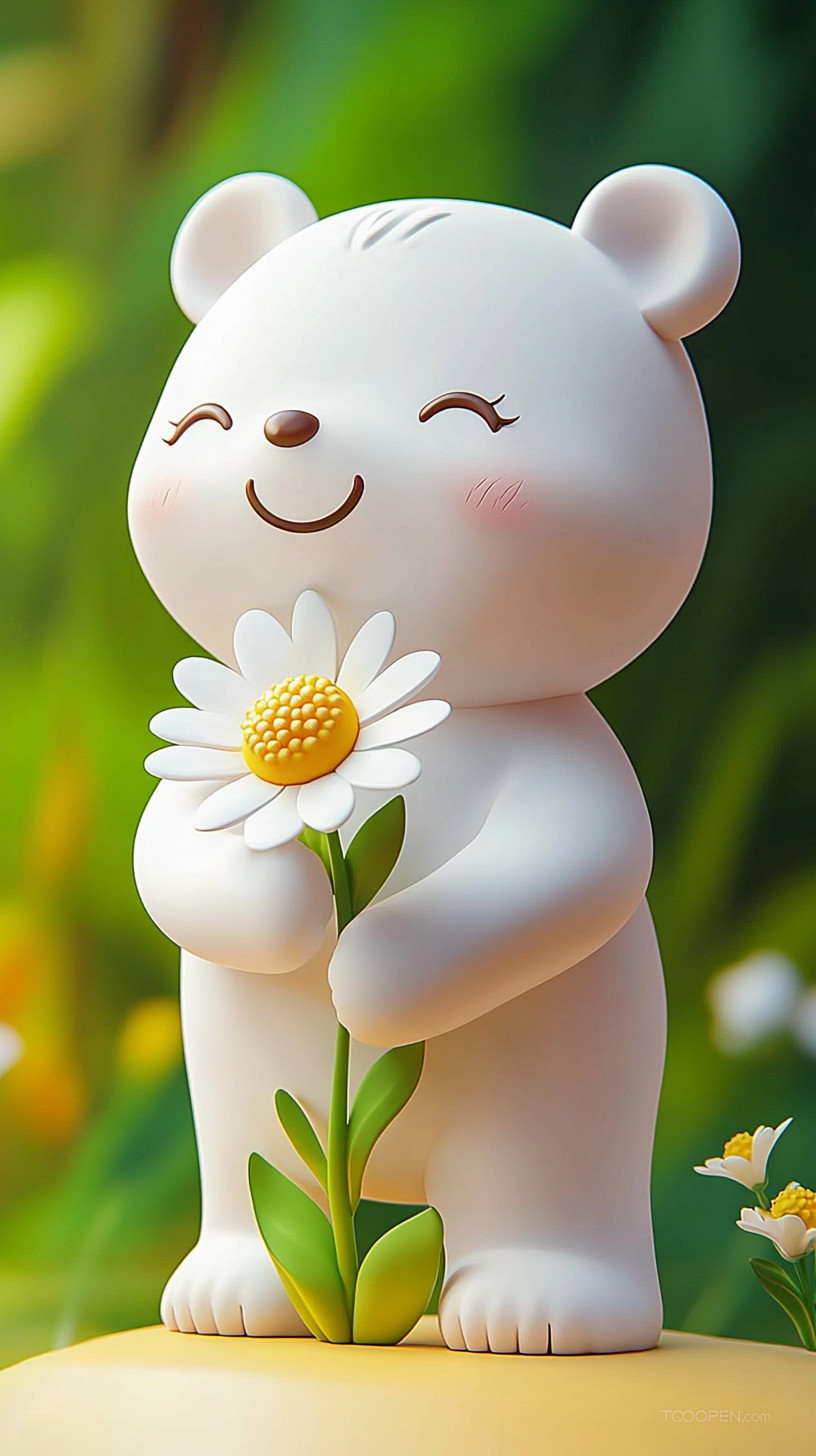 創(chuàng)意設計之大熊愛花花-01