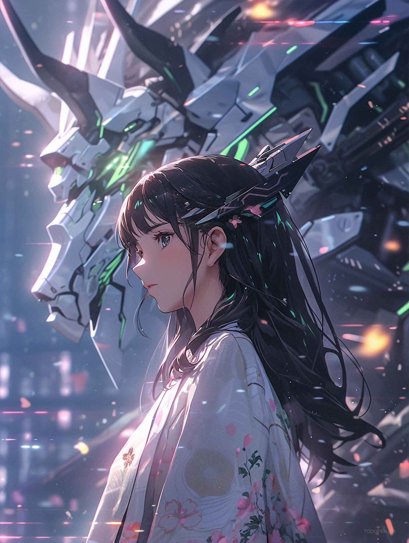 創(chuàng)意設(shè)計(jì)之日系風(fēng)漫畫美女-03