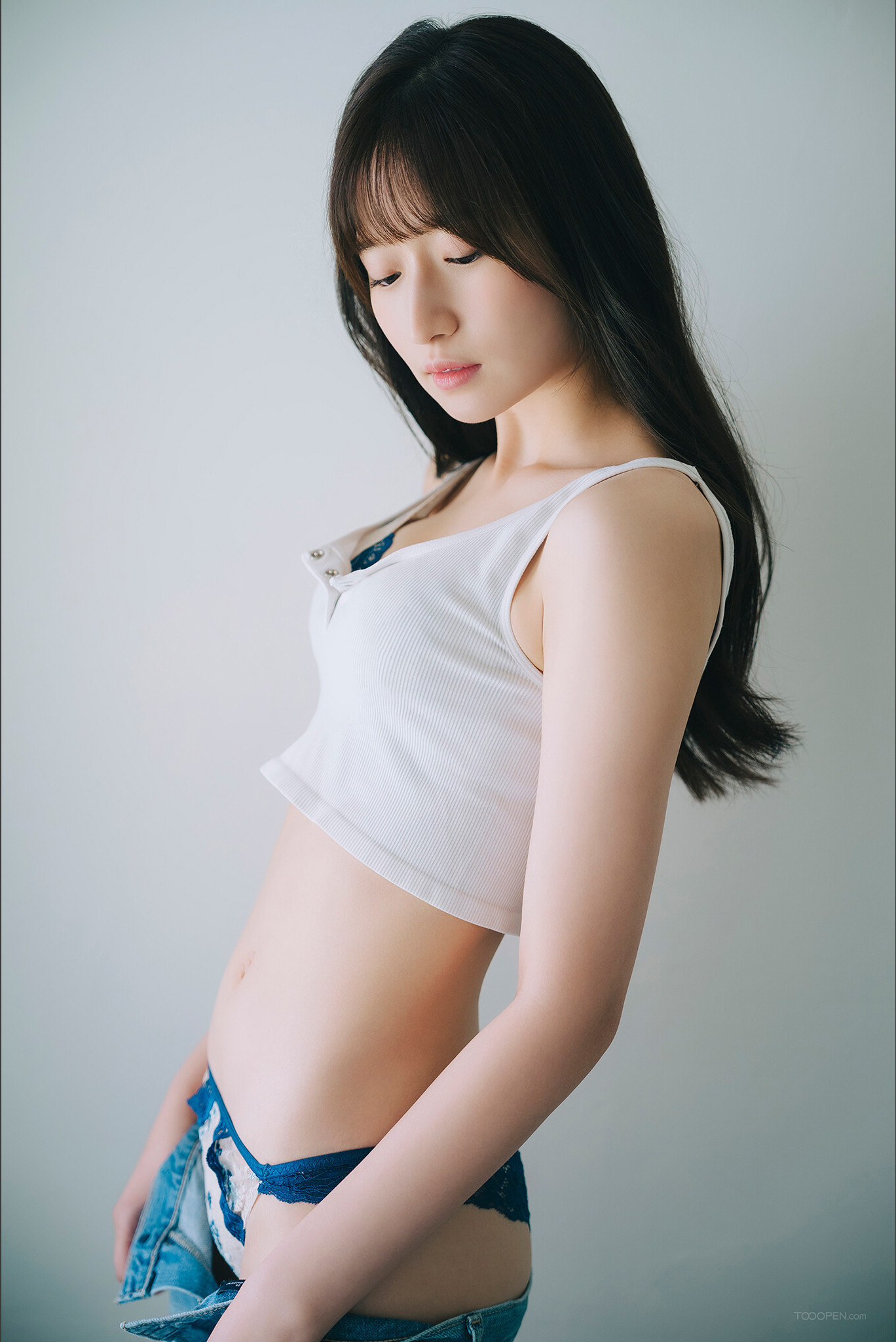 清純美麗的日本牛仔褲美女攝影集-05