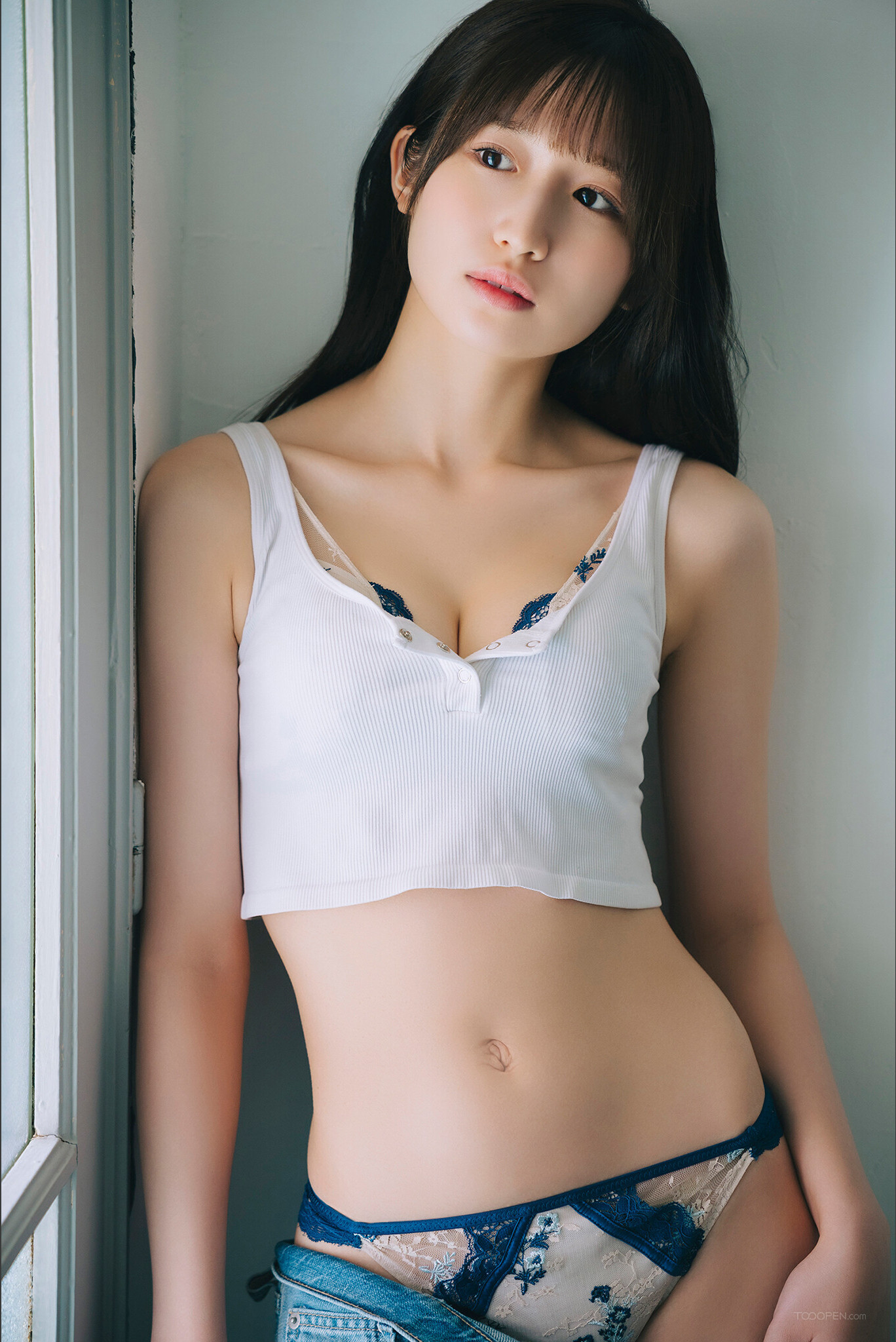 清純美麗的日本牛仔褲美女攝影集-07