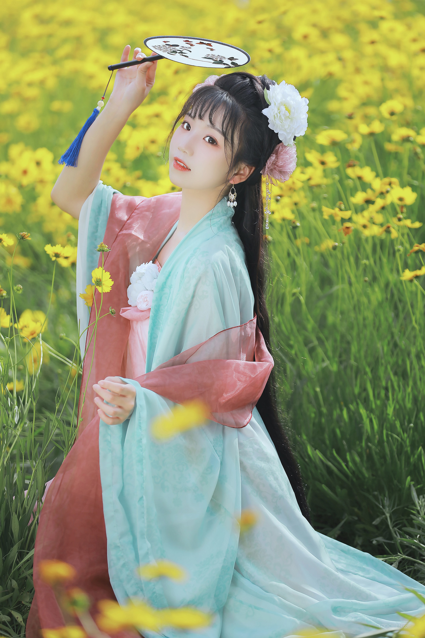 花園里的古風(fēng)小姐姐藝術(shù)攝影合集-03