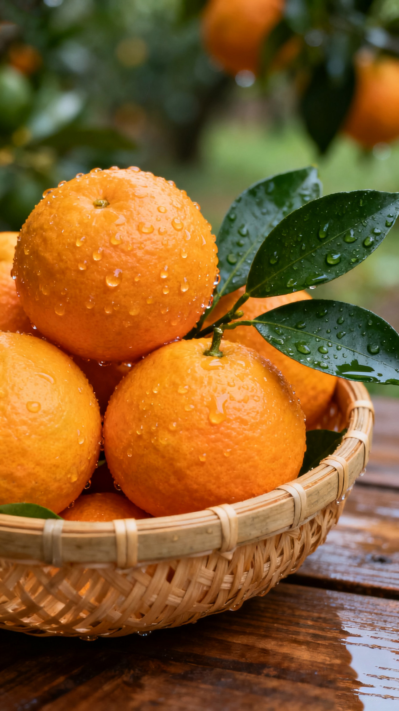 新鲜现摘橙子创意摄影高清美图-03