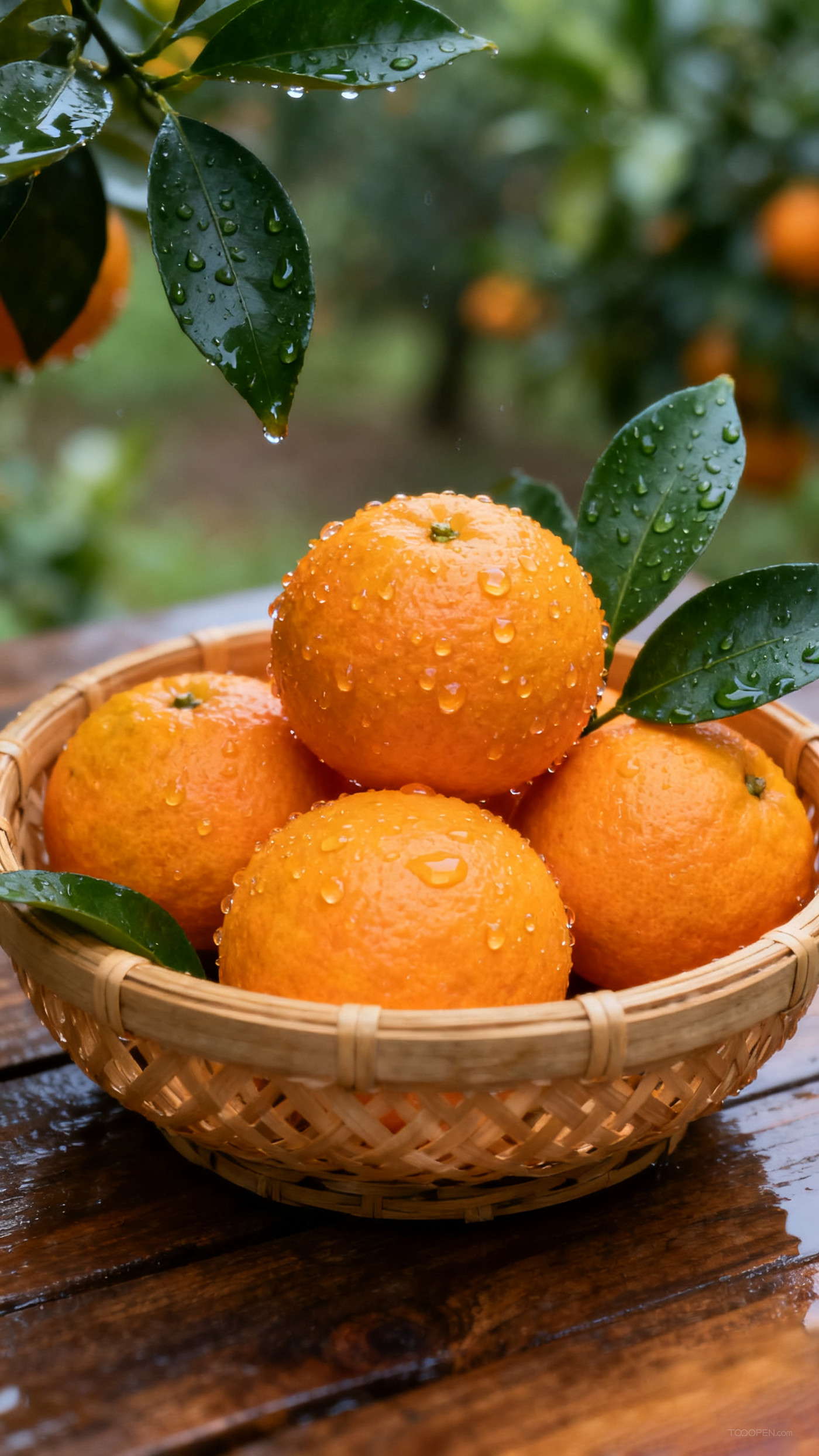 新鲜现摘橙子创意摄影高清美图-05