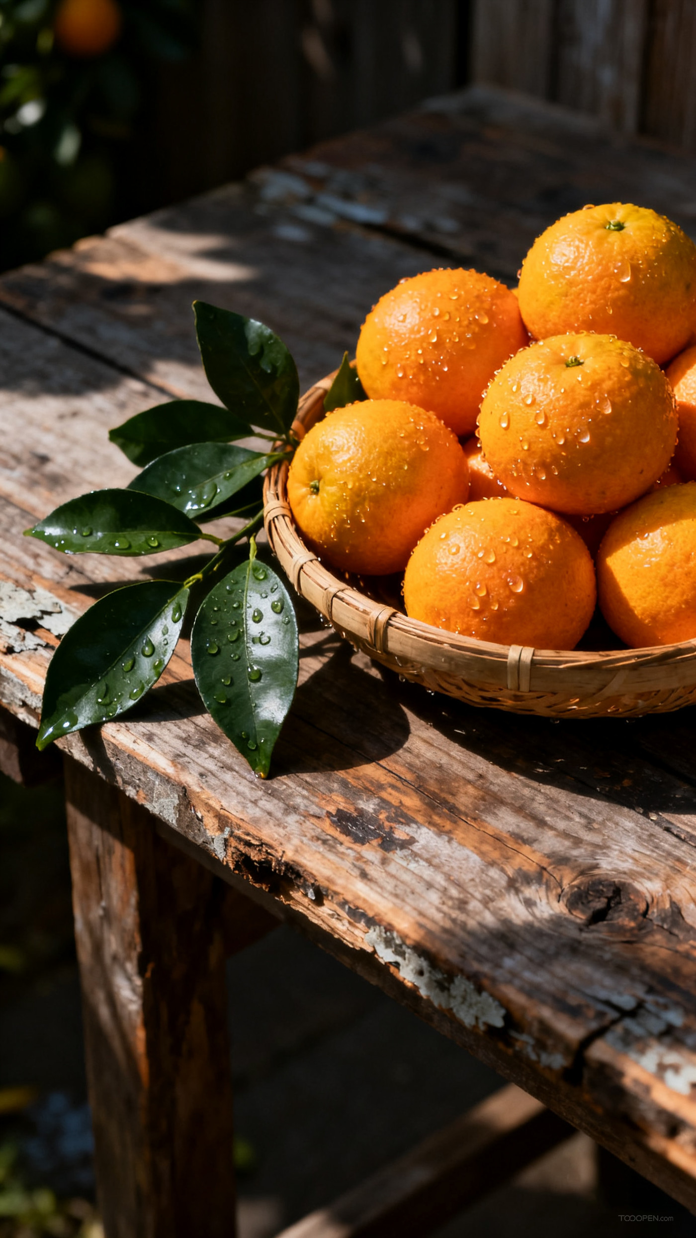 新鲜现摘橙子创意摄影高清美图-16