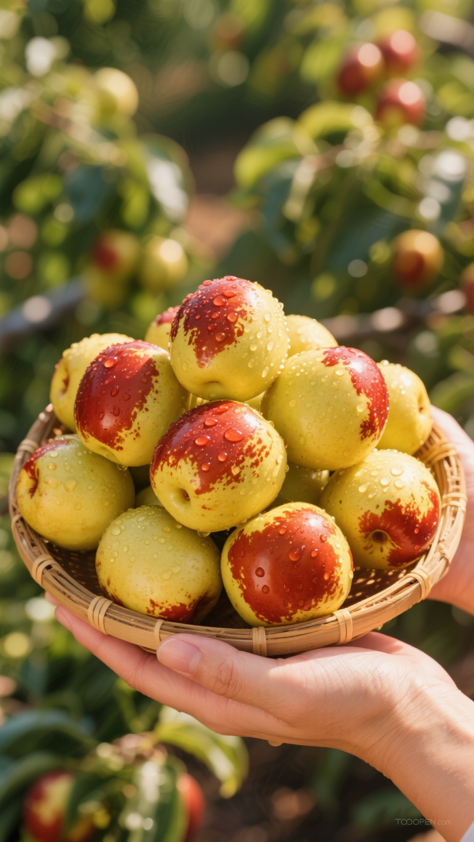 新鲜现摘冬枣创意摄影高清美图-03