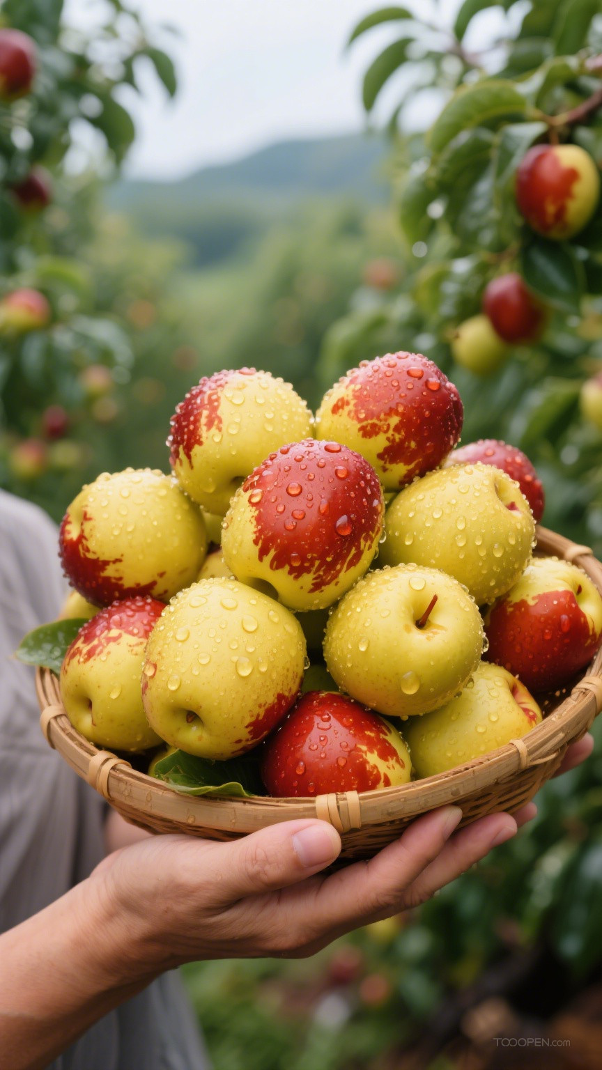 新鲜现摘冬枣创意摄影高清美图-08