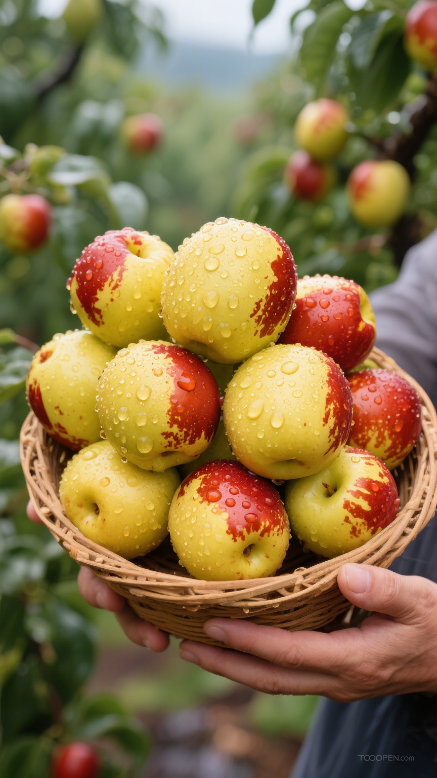 新鲜现摘冬枣创意摄影高清美图-09