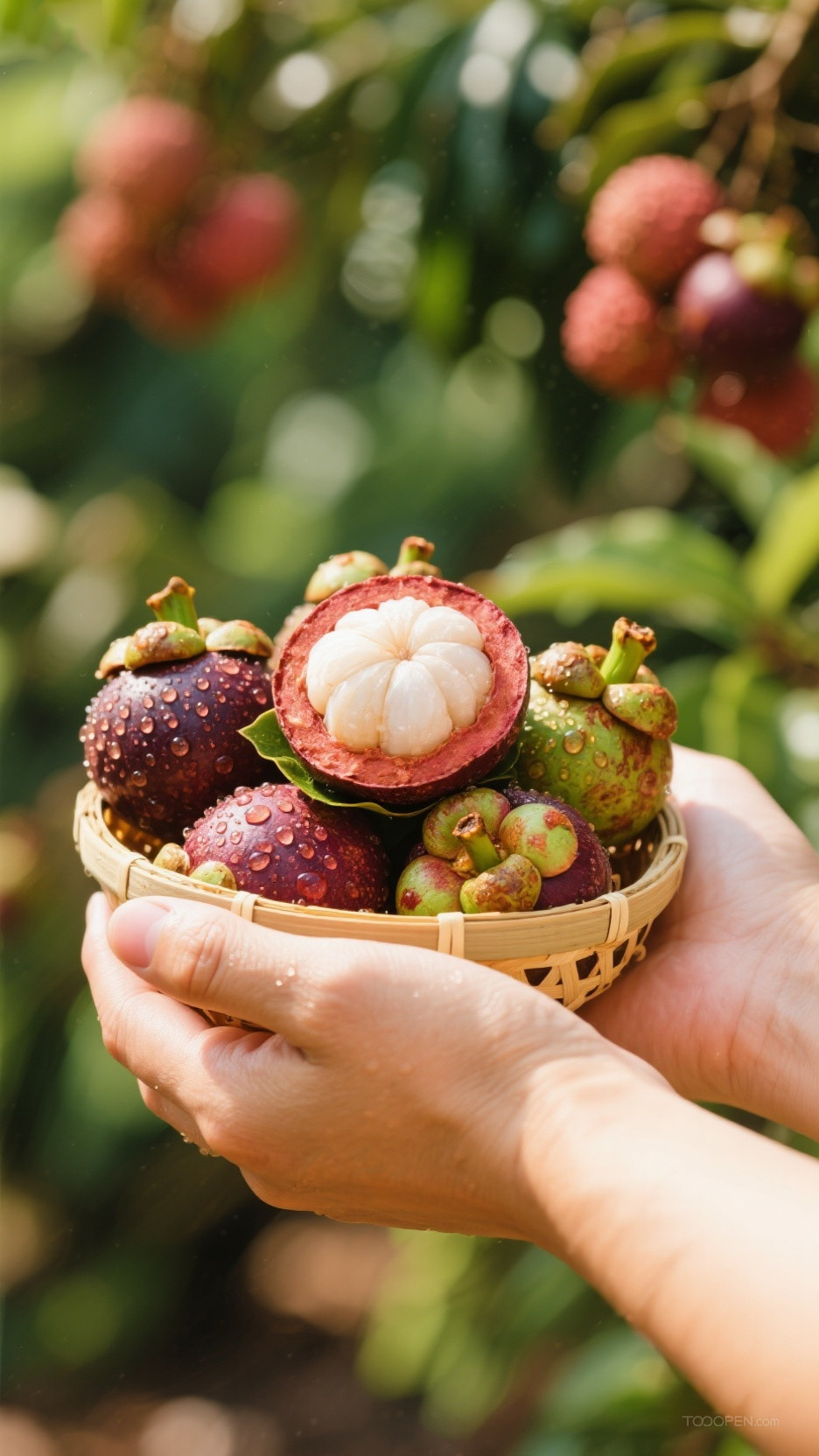 新鲜现摘山竹创意摄影高清美图-04