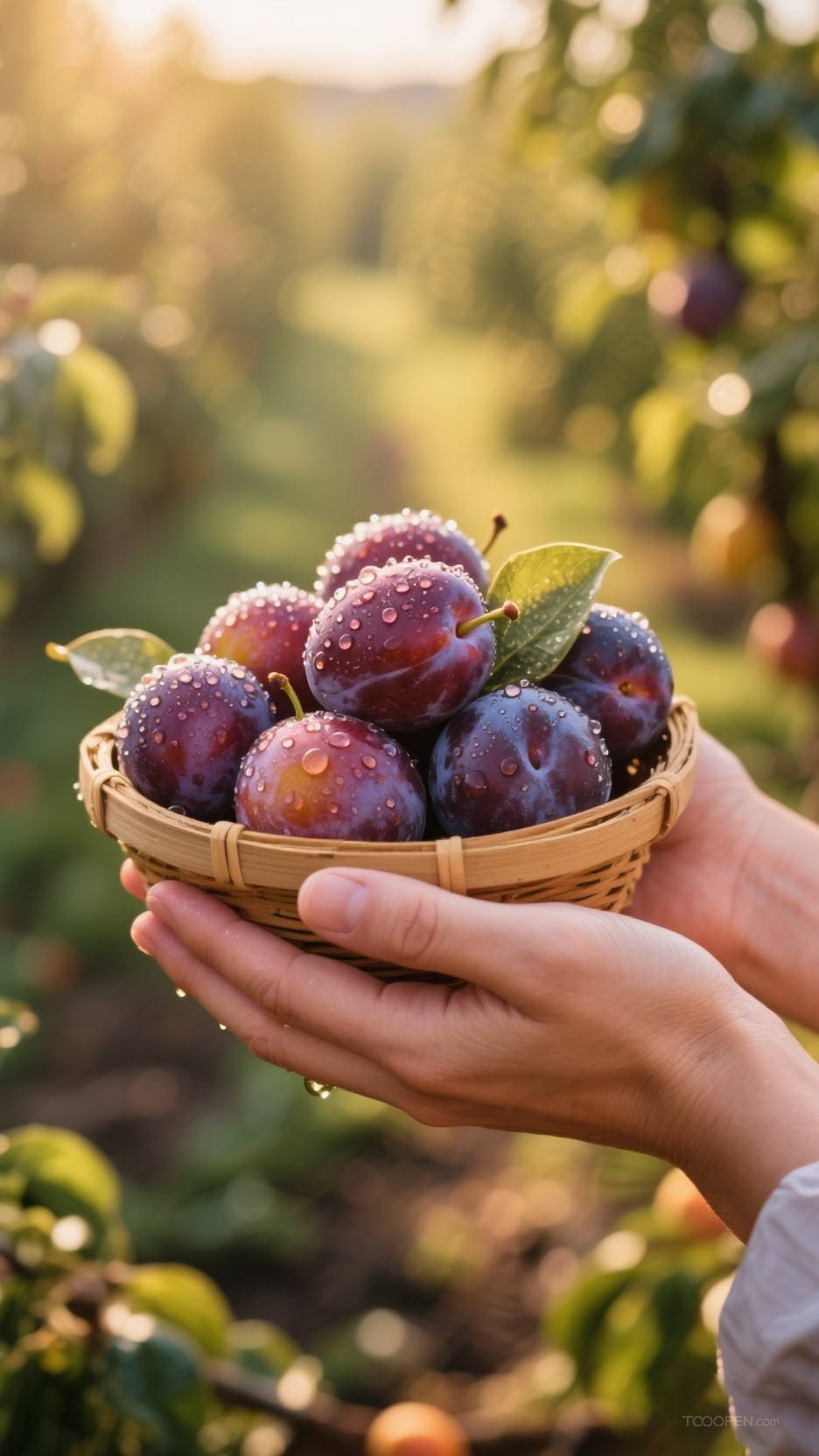 新鲜现摘西梅创意摄影高清美图-10