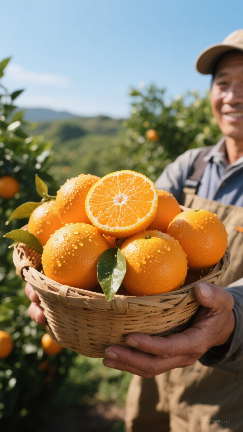 新鲜现摘橘子创意摄影高清美图-05