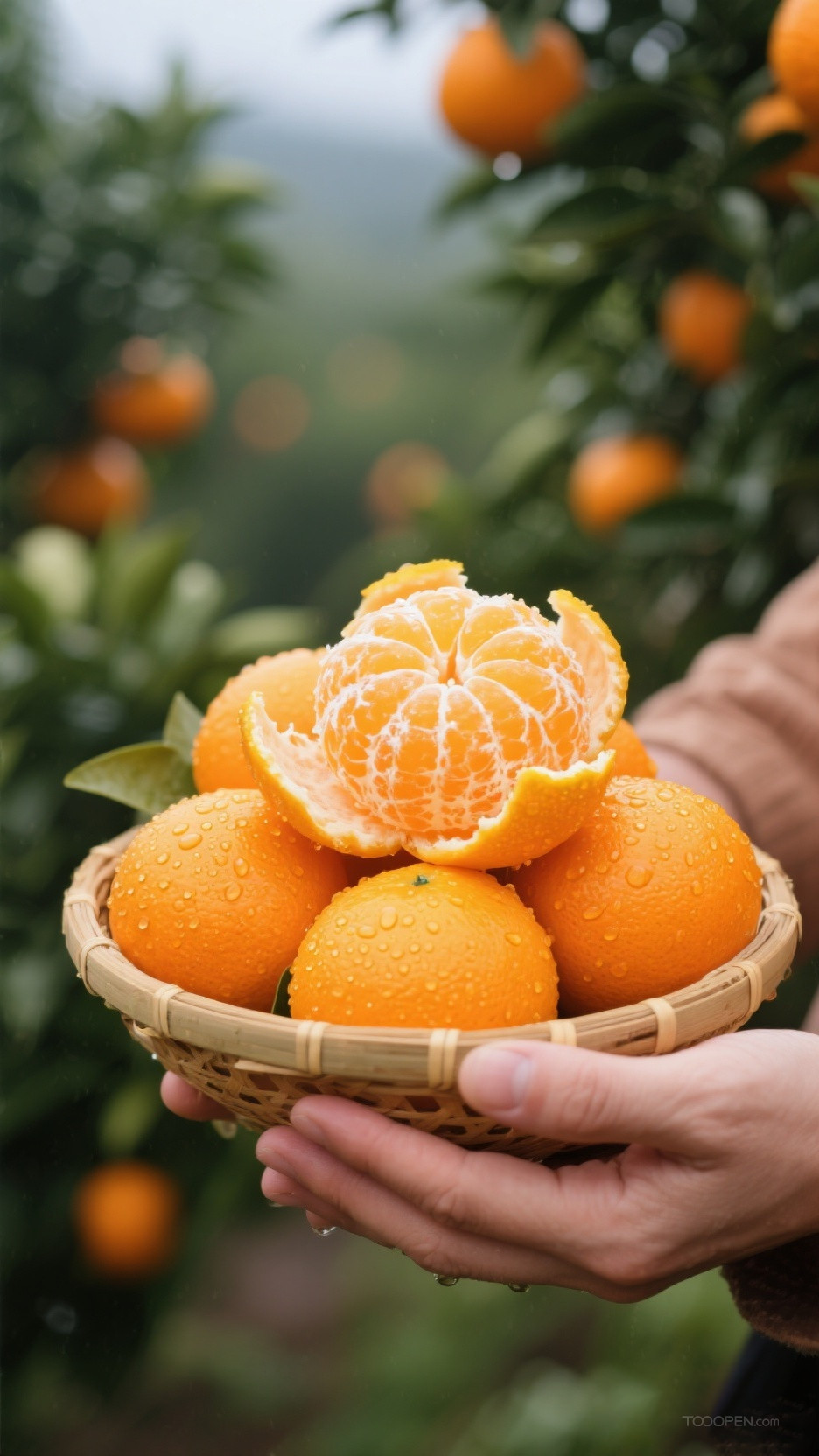 新鲜现摘橘子创意摄影高清美图-07