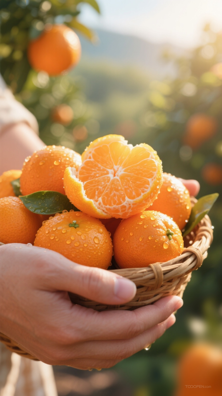 新鲜现摘橘子创意摄影高清美图-08