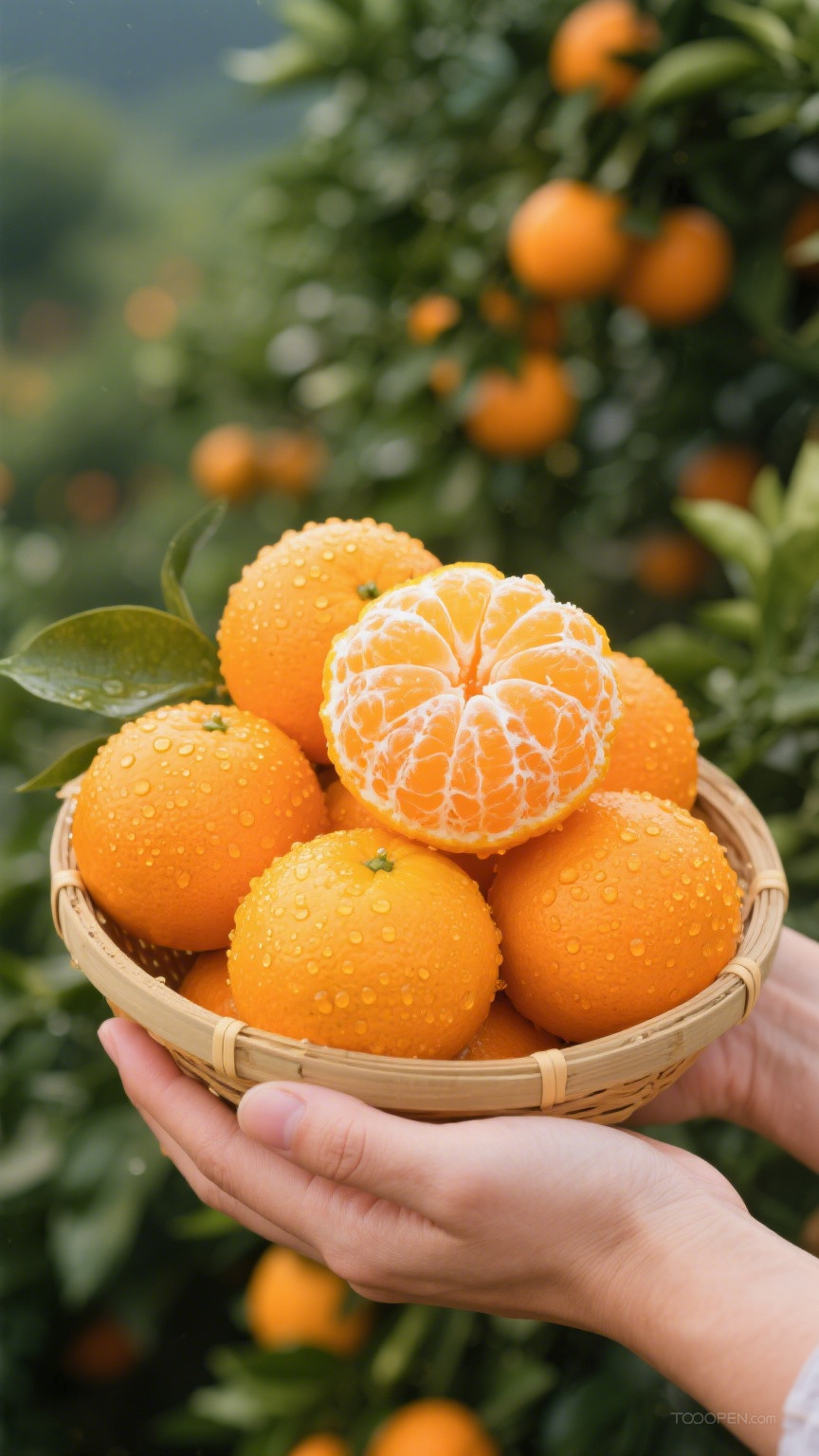 新鲜现摘橘子创意摄影高清美图-12