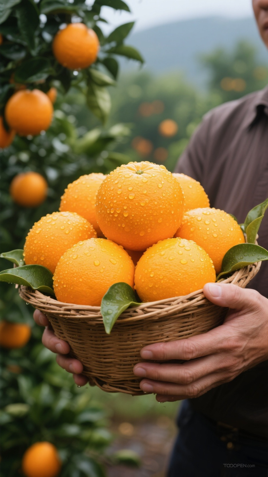 新鲜现摘橙子创意摄影高清美图-08