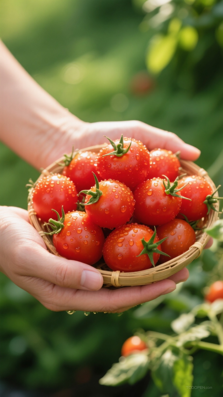 新鲜现摘圣女果创意摄影高清美图-02