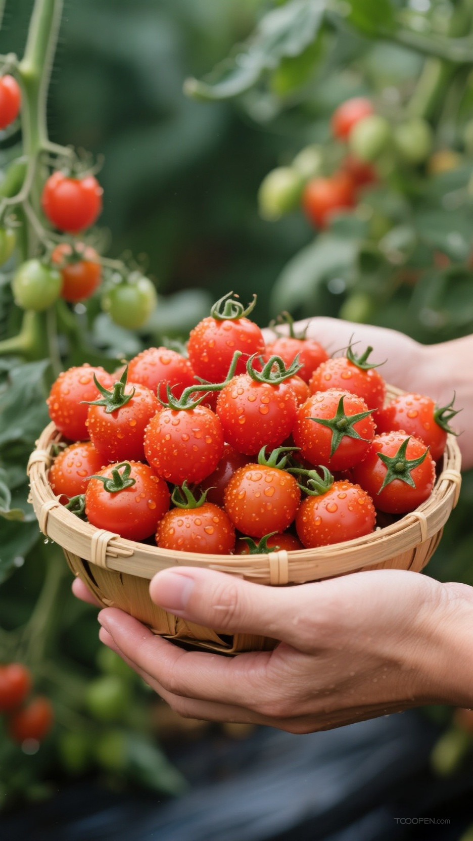 新鲜现摘圣女果创意摄影高清美图-03