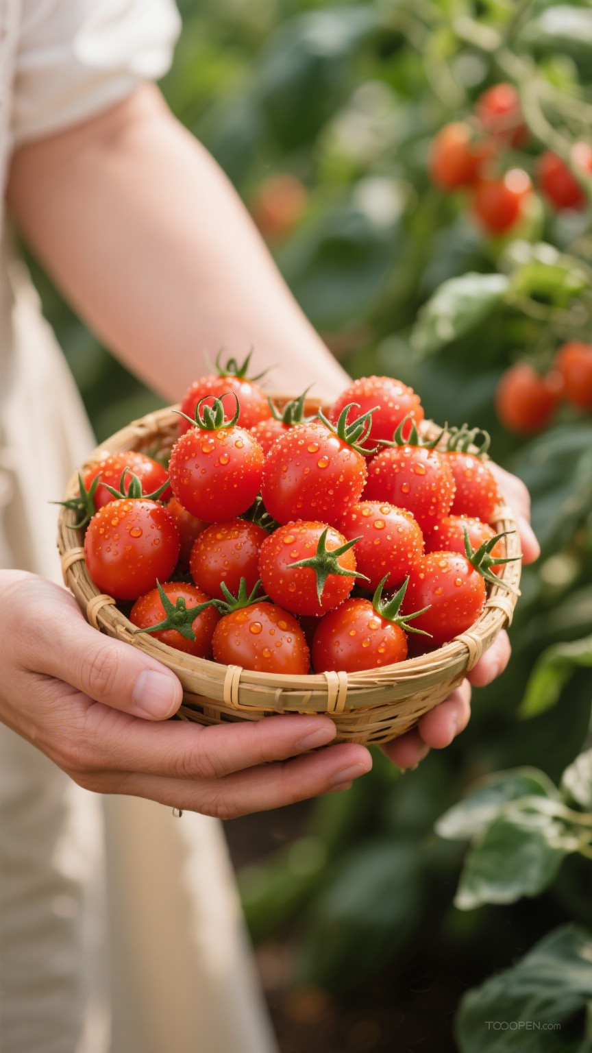 新鲜现摘圣女果创意摄影高清美图-09