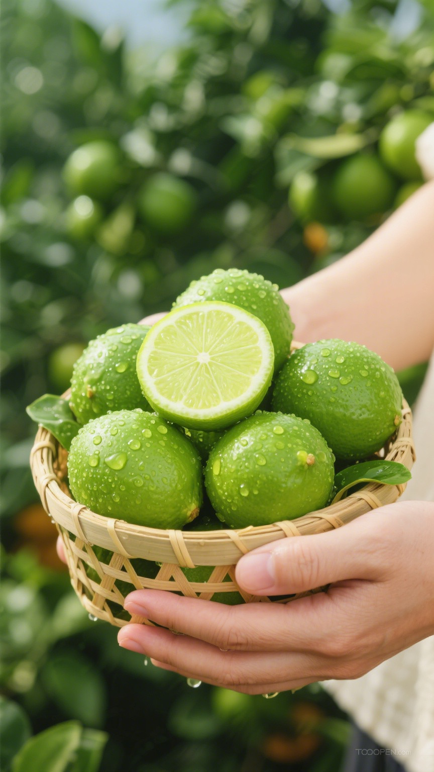 新鲜现摘柠檬创意摄影高清美图-16