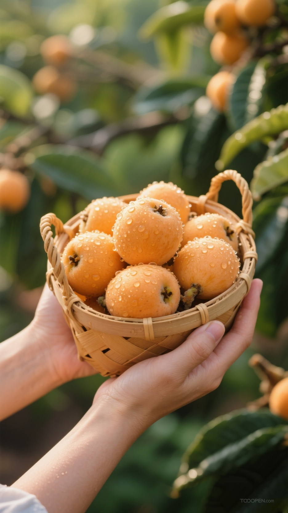 新鲜现摘枇杷创意摄影高清美图-11