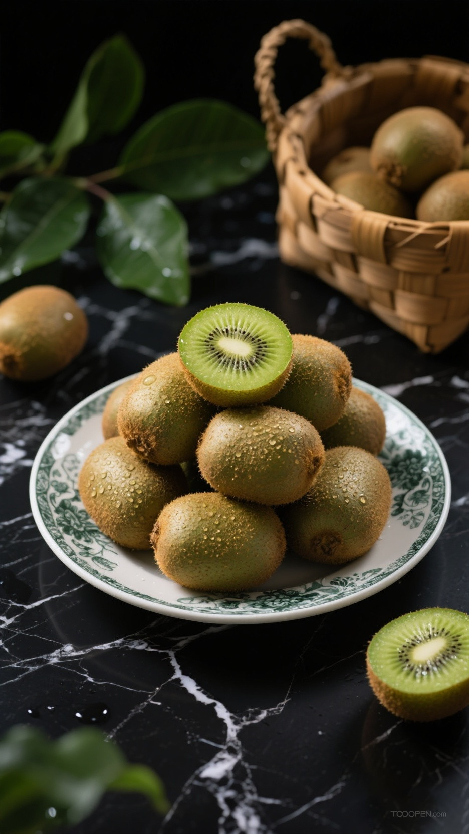 新鲜现摘猕猴桃创意摄影高清美图-02