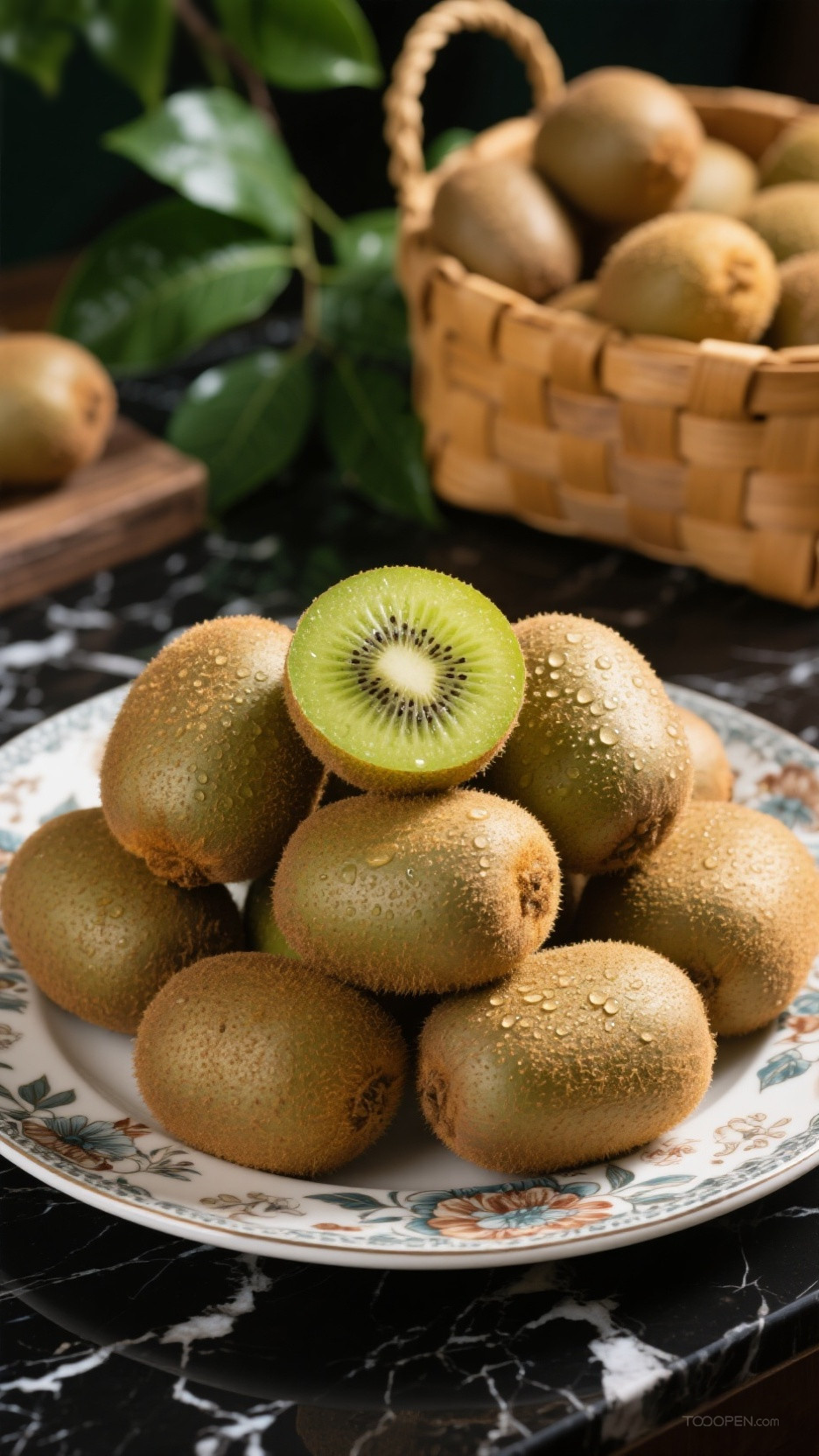 新鲜现摘猕猴桃创意摄影高清美图-13