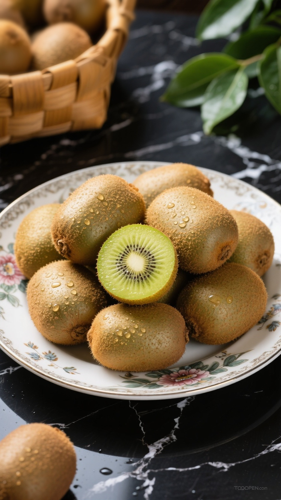 新鲜现摘猕猴桃创意摄影高清美图-14