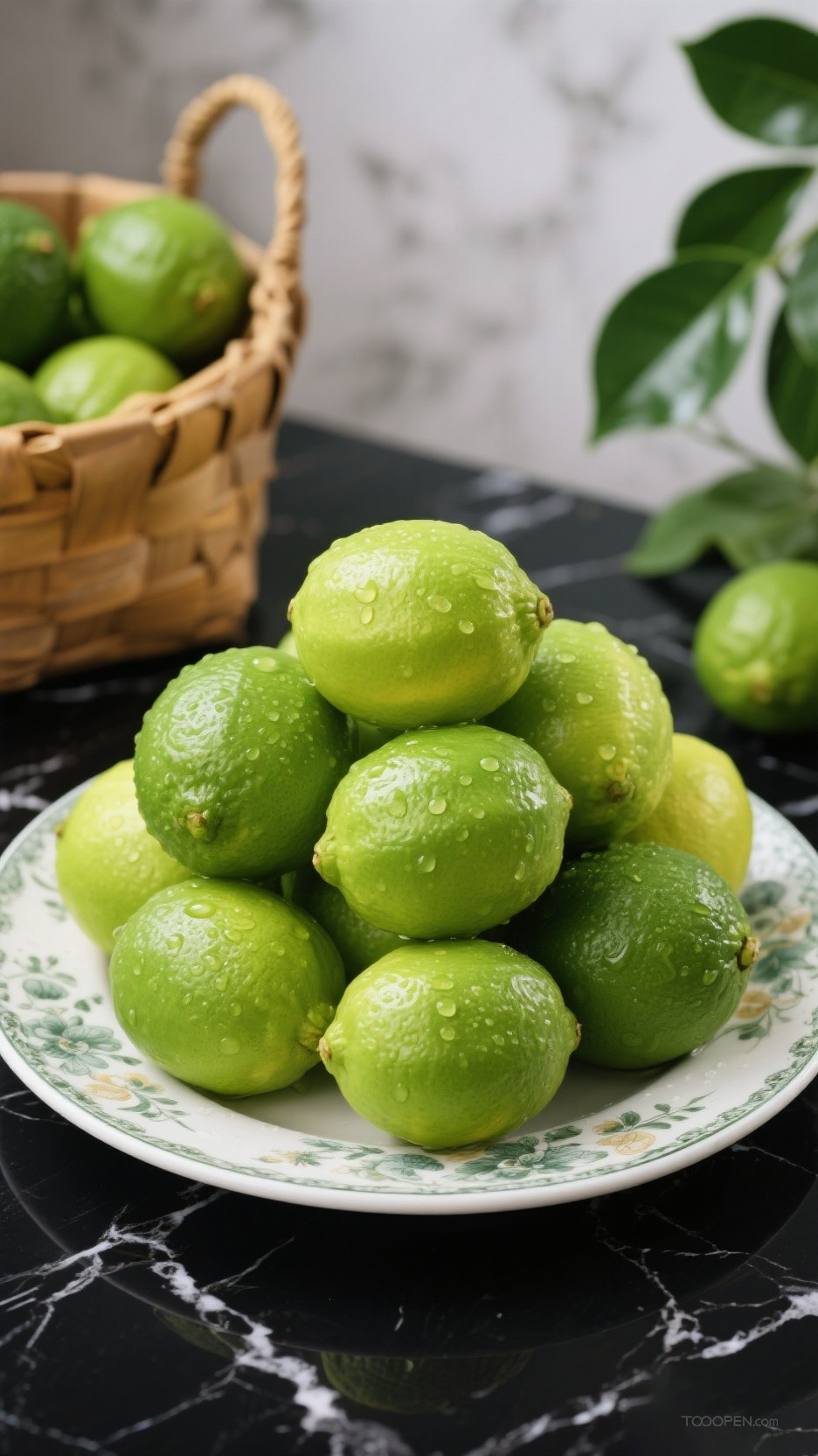 新鲜现摘柠檬创意摄影高清美图-09