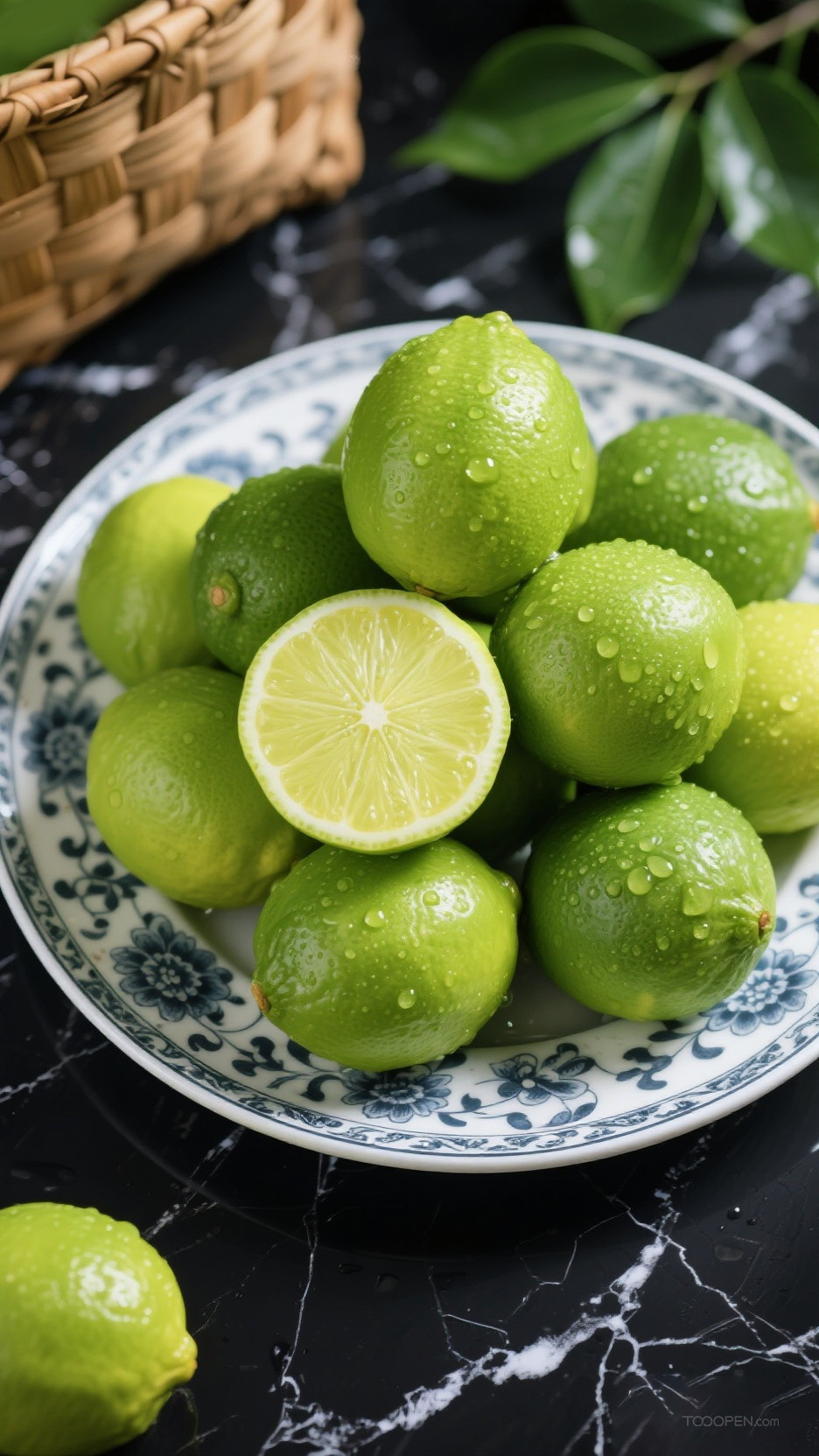 新鲜现摘柠檬创意摄影高清美图-11