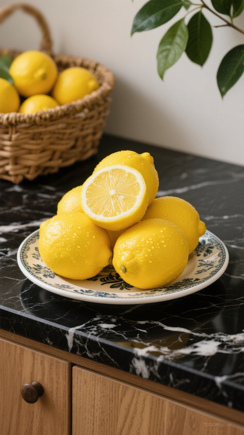 新鲜现摘柠檬创意摄影高清美图-20