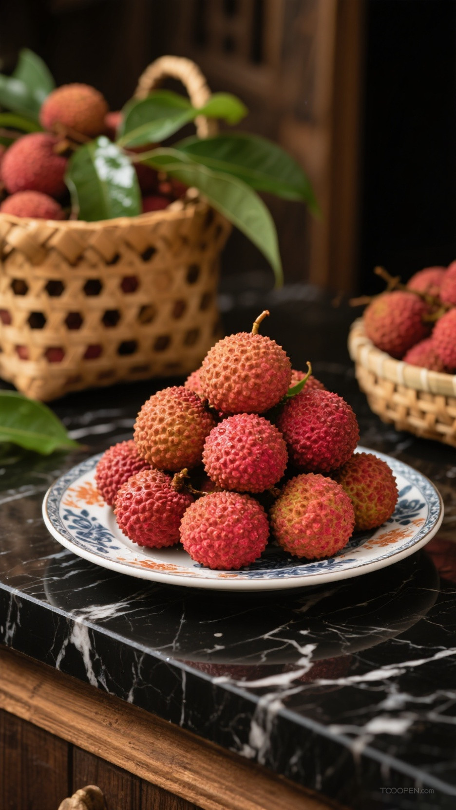 新鲜现摘荔枝创意摄影高清美图-04