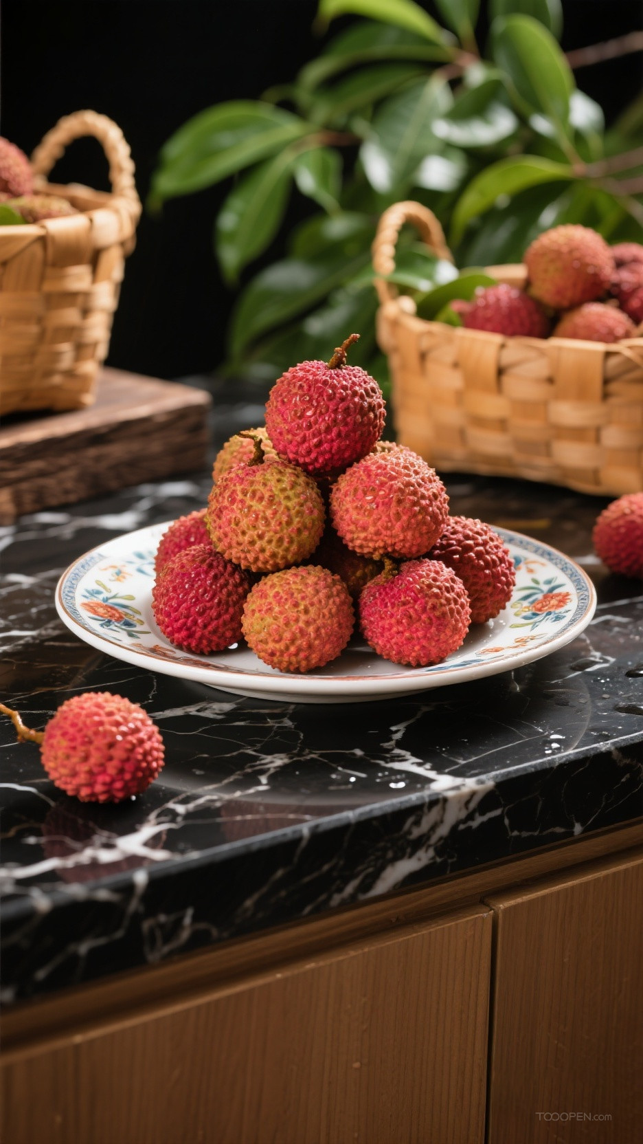 新鲜现摘荔枝创意摄影高清美图-08