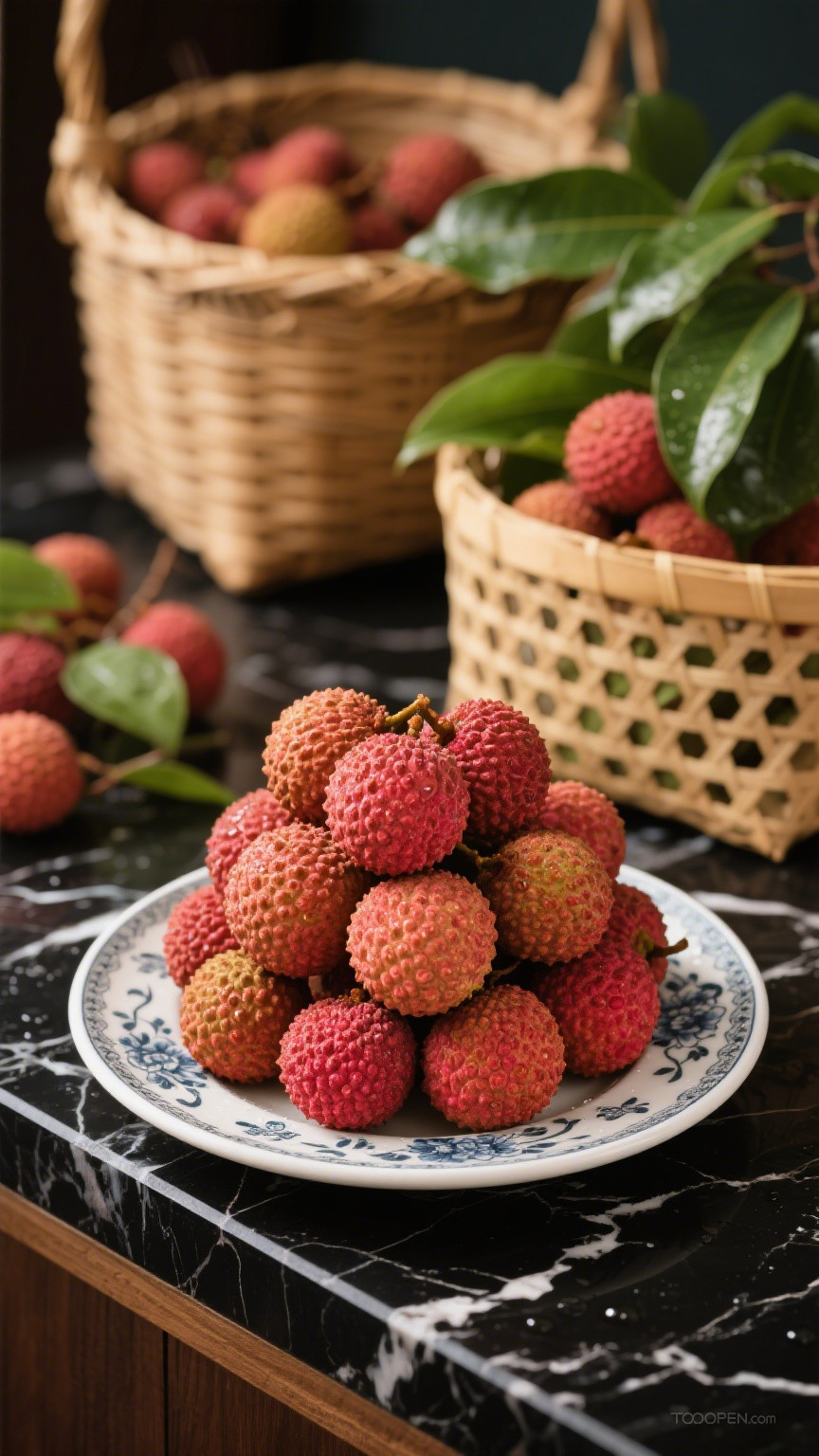 新鲜现摘荔枝创意摄影高清美图-12